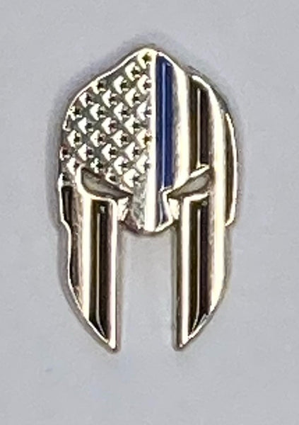 Thin Blueline Spartan Pin